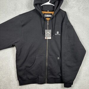 Dri-Duck Jacket Mens 2XLT‎ Tall Black Crossfire Heavyweight Fleece Thermal NEW